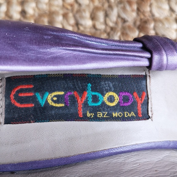 Everybody by BZ Moda purple leather pumps - Picture 4 of 15